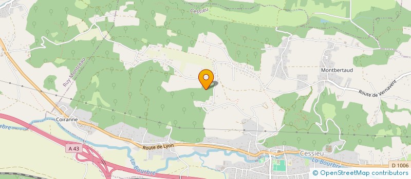 localisation de l'entreprise MOJO FERME FLORALE  CESSIEU