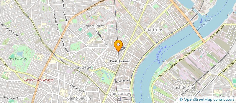 localisation de l'entreprise MOJO FITNESS à BORDEAUX
