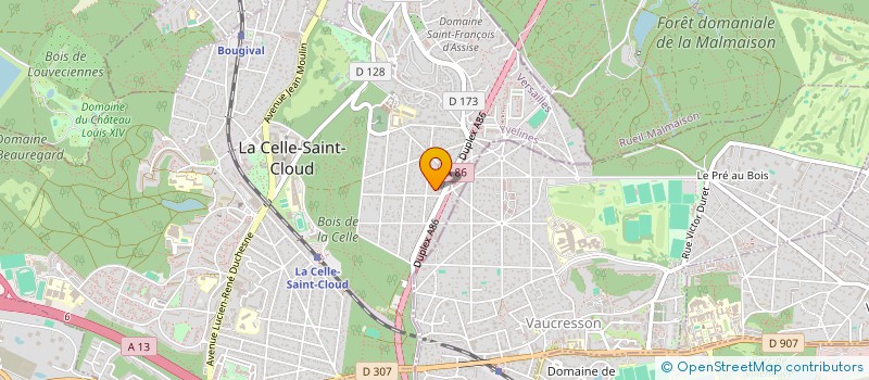 localisation de l'entreprise MOJO VENTURE  LA CELLE-SAINT-CLOUD