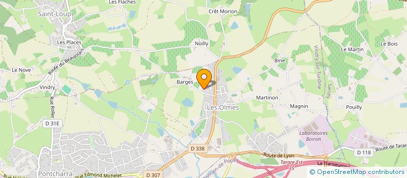 localisation de l'entreprise MOJON IMMO  VINDRY-SUR-TURDINE