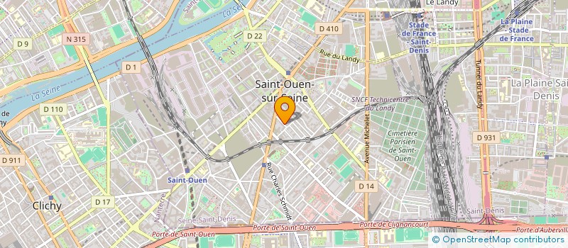 localisation de l'entreprise MOJOY à SAINT-OUEN-SUR-SEINE