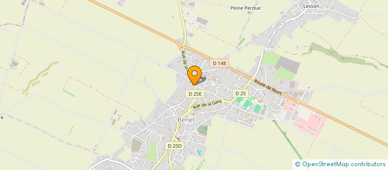 localisation de l'entreprise MOJY  BENET