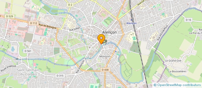 localisation de l'entreprise MOJYS.COM à ALENCON