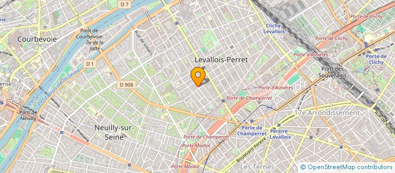 localisation de l'entreprise MOK à LEVALLOIS-PERRET