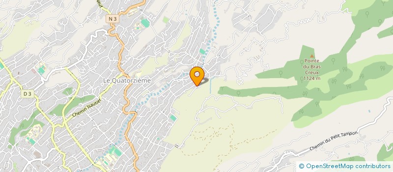 localisation de l'entreprise MOK'N TOLE REUNION  LE TAMPON