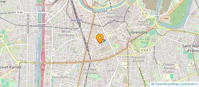 localisation de l'entreprise MOKA à GRENOBLE