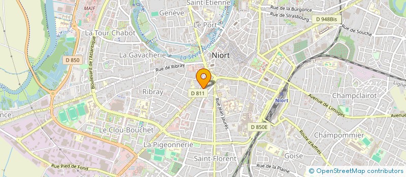 localisation de l'entreprise MOKA  NIORT