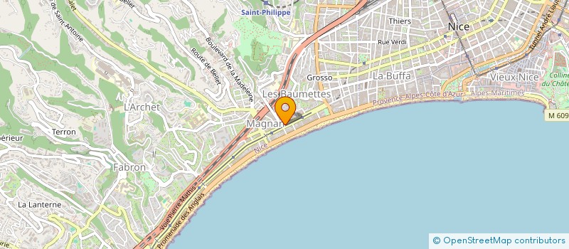 localisation de l'entreprise MOKA à NICE