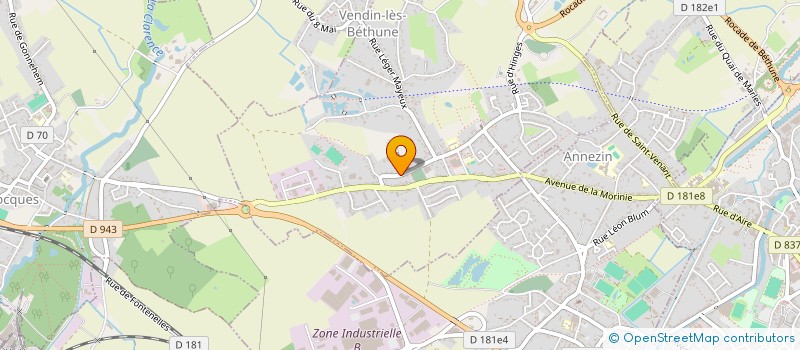 localisation de l'entreprise MOKA  VENDIN-LES-BETHUNE