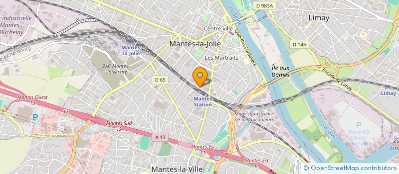 localisation de l'entreprise MOKA  MANTES-LA-JOLIE