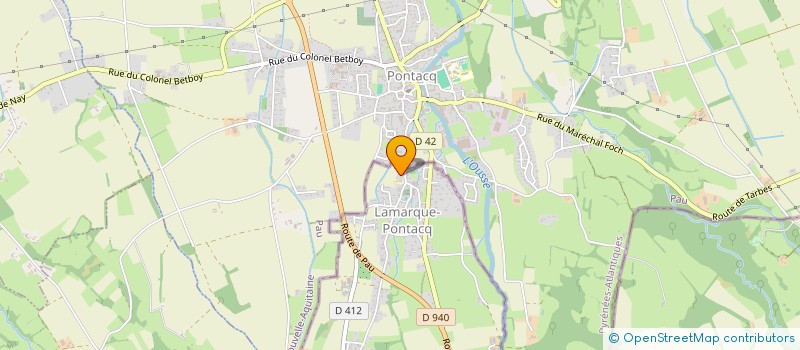 localisation de l'entreprise MOKA  LAMARQUE-PONTACQ