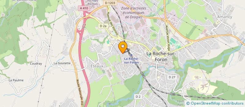 localisation de l'entreprise MOKA  LA ROCHE-SUR-FORON