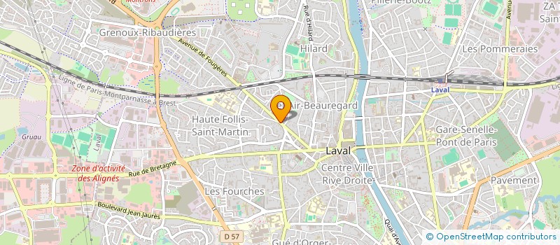 localisation de l'entreprise MOKA  LAVAL