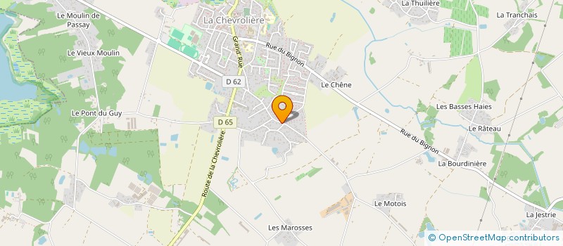 localisation de l'entreprise MOKA  LA CHEVROLIERE