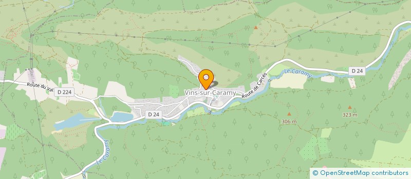 localisation de l'entreprise MOKA à VINS-SUR-CARAMY