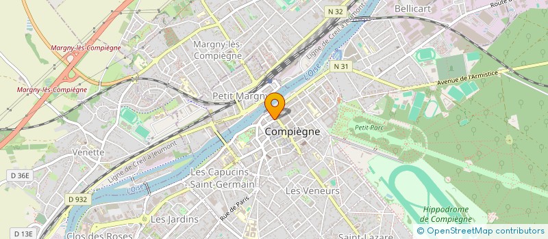 localisation de l'entreprise MOKA BLANC  COMPIEGNE