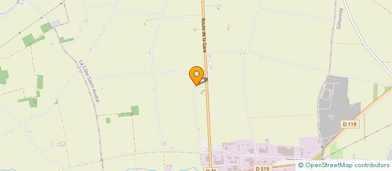 localisation de l'entreprise MOKA DAUPHINOIS  LA COTE-SAINT-ANDRE