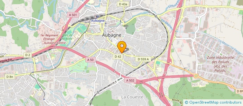 localisation de l'entreprise MOKA DISTRIBUTION à AUBAGNE