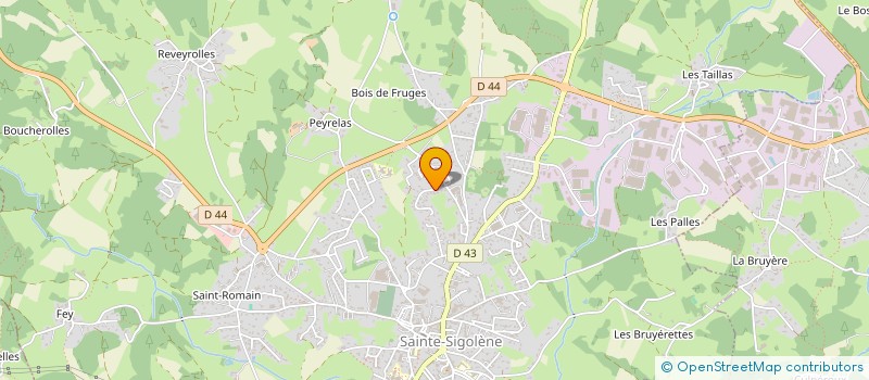 localisation de l'entreprise MOKA FINANCES  SAINTE-SIGOLENE