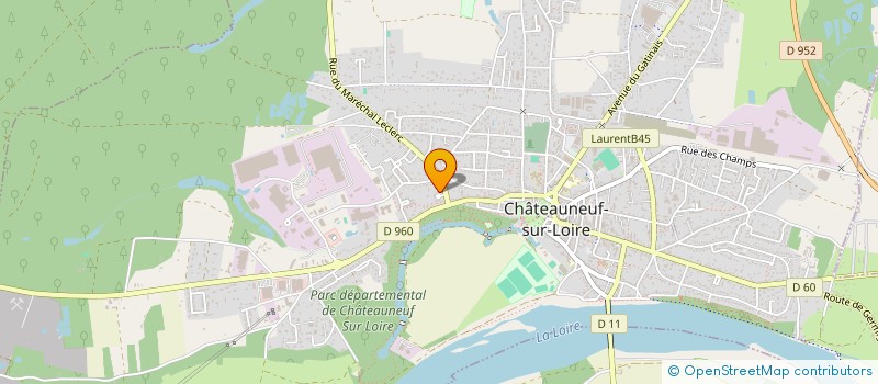 localisation de l'entreprise MOKA IMMOBILIER à CHATEAUNEUF-SUR-LOIRE