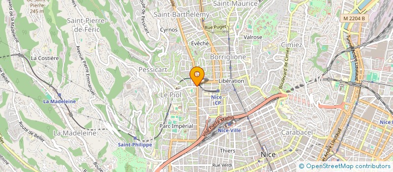 localisation de l'entreprise MOKA STUDIO à NICE