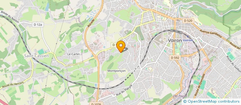 localisation de l'entreprise MOKA TEAM 38  VOIRON