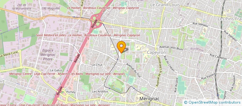 localisation de l'entreprise MOKA TECHNOLOGIES à MERIGNAC