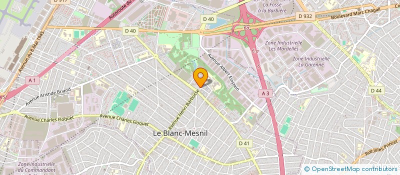 localisation de l'entreprise MOKAB à LE BLANC-MESNIL