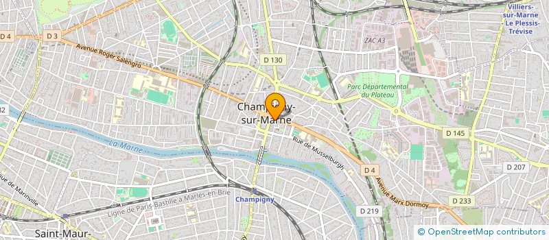 localisation de l'entreprise MOKADEM-REBAA à CHAMPIGNY-SUR-MARNE