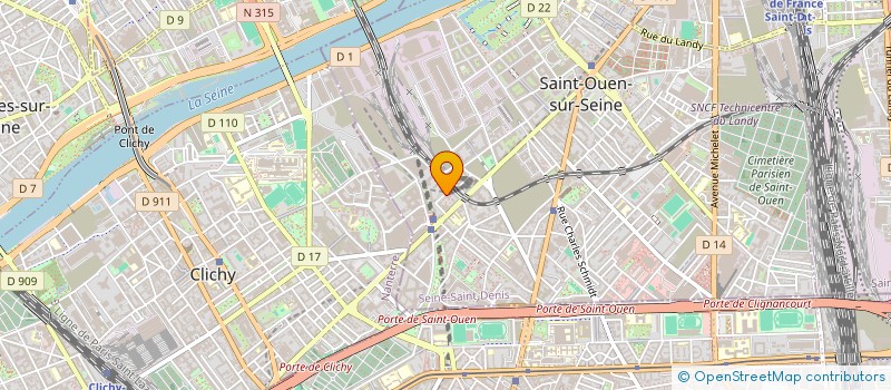 localisation de l'entreprise MOKAH à SAINT-OUEN-SUR-SEINE