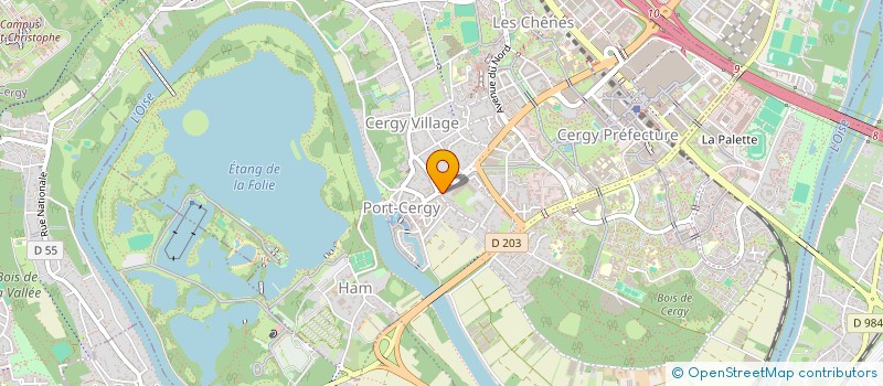 localisation de l'entreprise MOKETO, JE SUIS AVEC TOI à CERGY