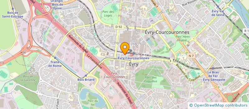 localisation de l'entreprise MOKILI SERVICES  EVRY-COURCOURONNES