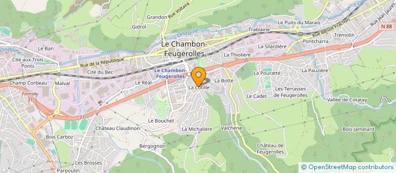 localisation de l'entreprise MOKKA  LE CHAMBON-FEUGEROLLES