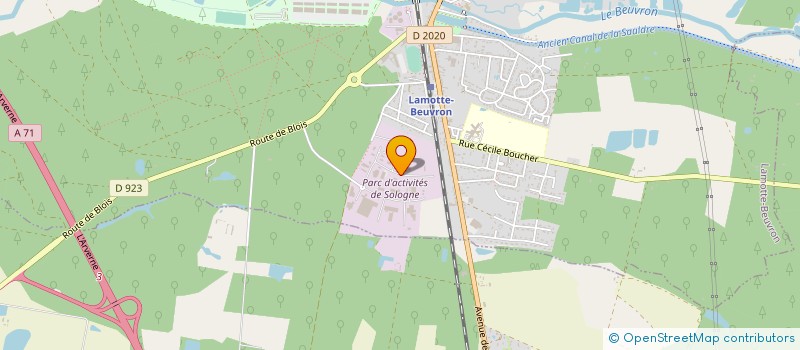 localisation de l'entreprise MOKKI  LAMOTTE-BEUVRON