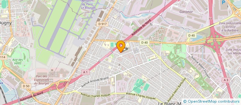 localisation de l'entreprise MOKO 93 à LE BLANC-MESNIL