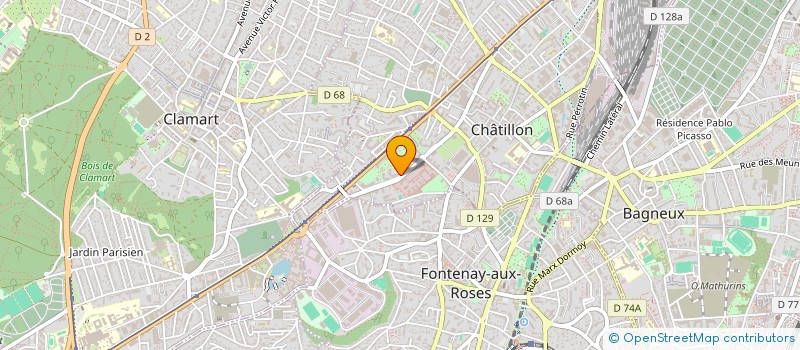 localisation de l'entreprise MOKO BTP à CHATILLON