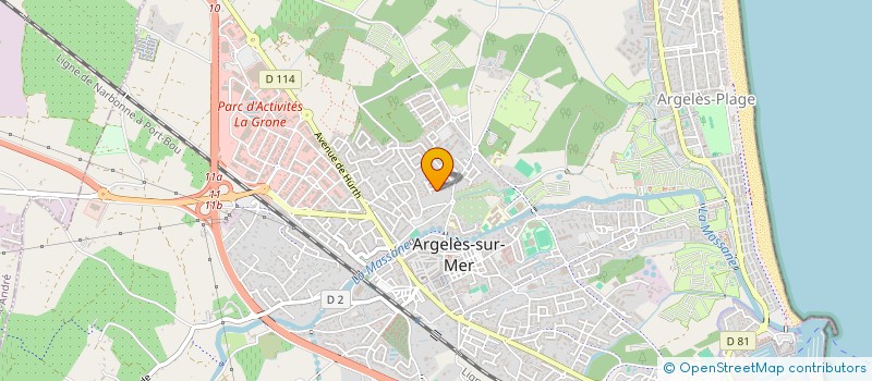 localisation de l'entreprise MOKOU SHOP  ARGELES-SUR-MER