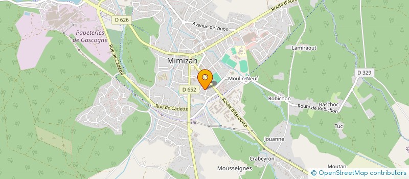 localisation de l'entreprise MOKRA  MIMIZAN