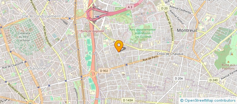 localisation de l'entreprise MOKRANI SAID & MADAOUI NOUI NADIA à BAGNOLET