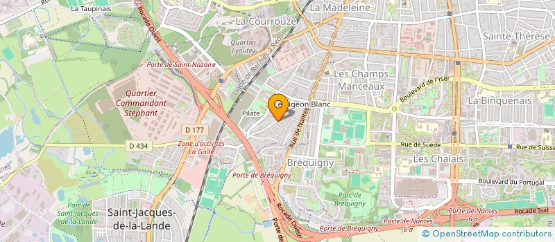 localisation de l'entreprise MOKSA  SAINT-JACQUES-DE-LA-LANDE