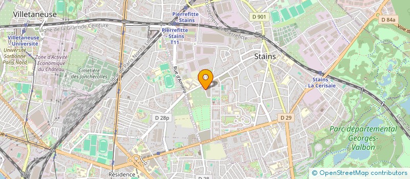 localisation de l'entreprise MOKUTON  STAINS