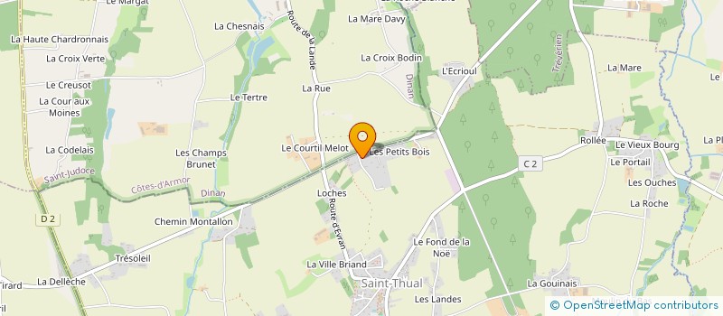 localisation de l'entreprise MOLA  THORIGNE-FOUILLARD