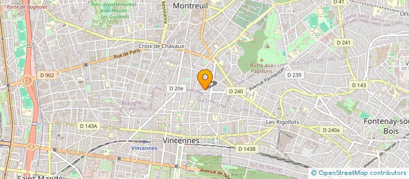 localisation de l'entreprise MOLA LEMOU à MONTREUIL