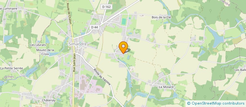 localisation de l'entreprise MOLARD JL  SIMANDRE