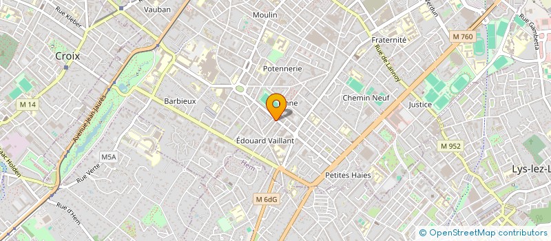 localisation de l'entreprise MOLATI à ROUBAIX