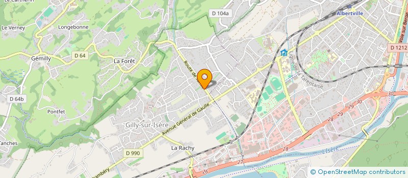 localisation de l'entreprise MOLAY TRAVEL EURL à GILLY-SUR-ISERE