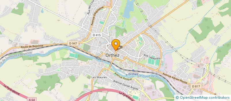 localisation de l'entreprise MOLBERT  ORTHEZ
