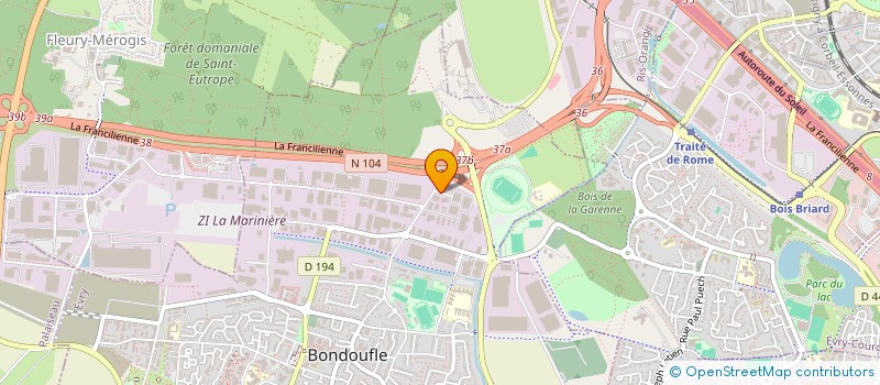localisation de l'entreprise MOLD - MASTERS FRANCE à BONDOUFLE