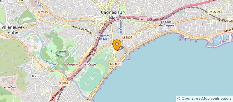 localisation de l'entreprise MOLDENA à CAGNES-SUR-MER