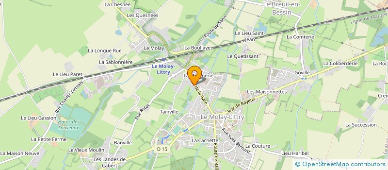 localisation de l'entreprise MOLDIS à LE MOLAY-LITTRY